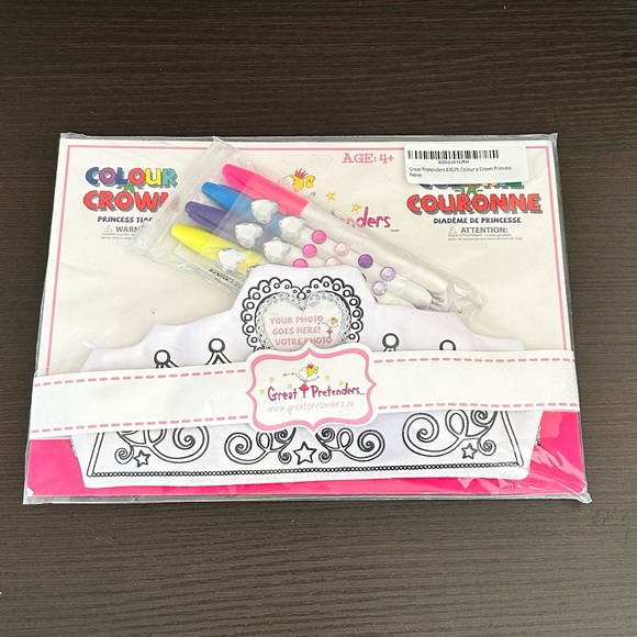 Color-a-Crown Princess Tiara - Picture 2 of 3